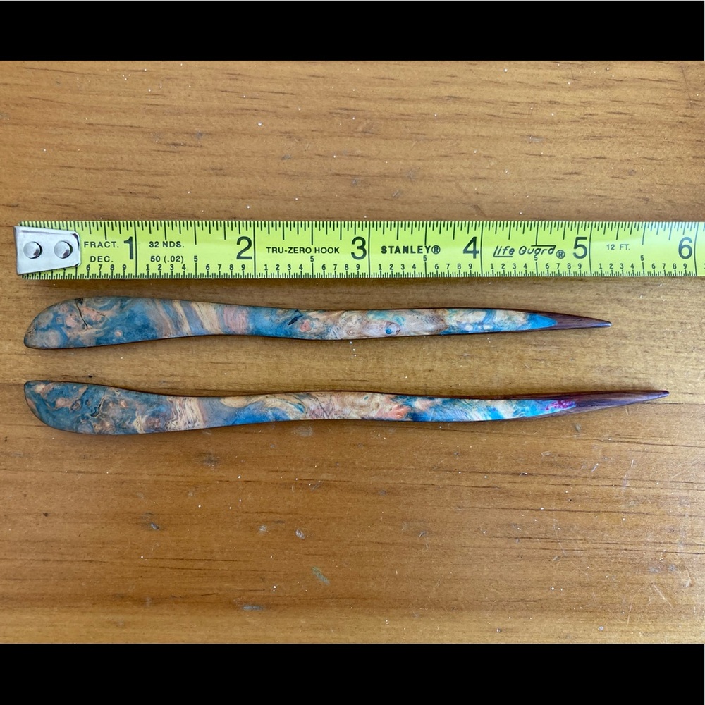 MapleBurl hair sticks